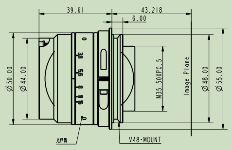 Line Scanning Lens HR10M60A