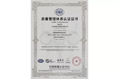 高瑞光电再次通过ISO9001质量管理体系认证